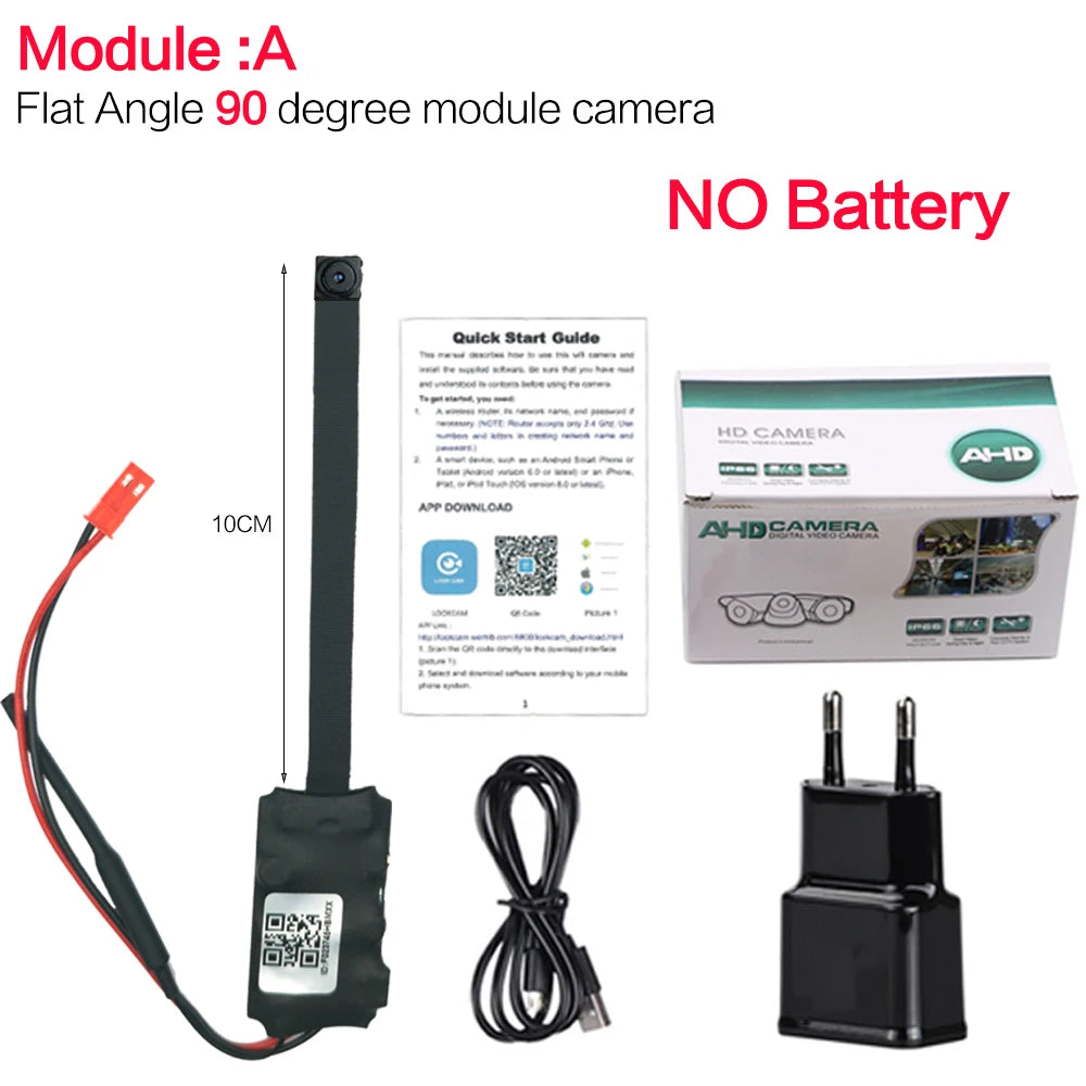 HD 1080P WiFi IP Mini Camera Video Recorder Real-time Home security Micro Camcorder DIY 4K Module Motion remote contro Hidden TF