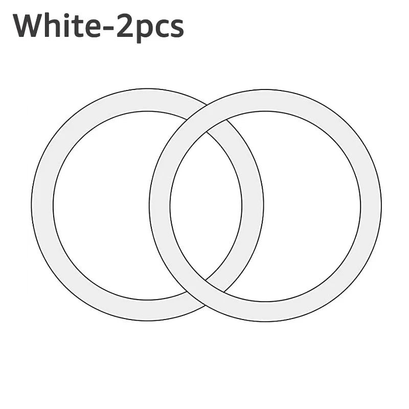 2Pack for Magsafe Magnetic Plate Ring Universal Metal Sticker Support Wireless Charger Metal Plate Sheet for Magnet Car Holder