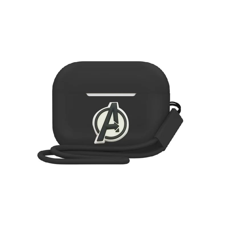 Cartoon Marvel Batman Silicone Case for Airpods Pro2 Pro 2 Bluetooth Earphone Case Headphone Box Protective Cover with Strap