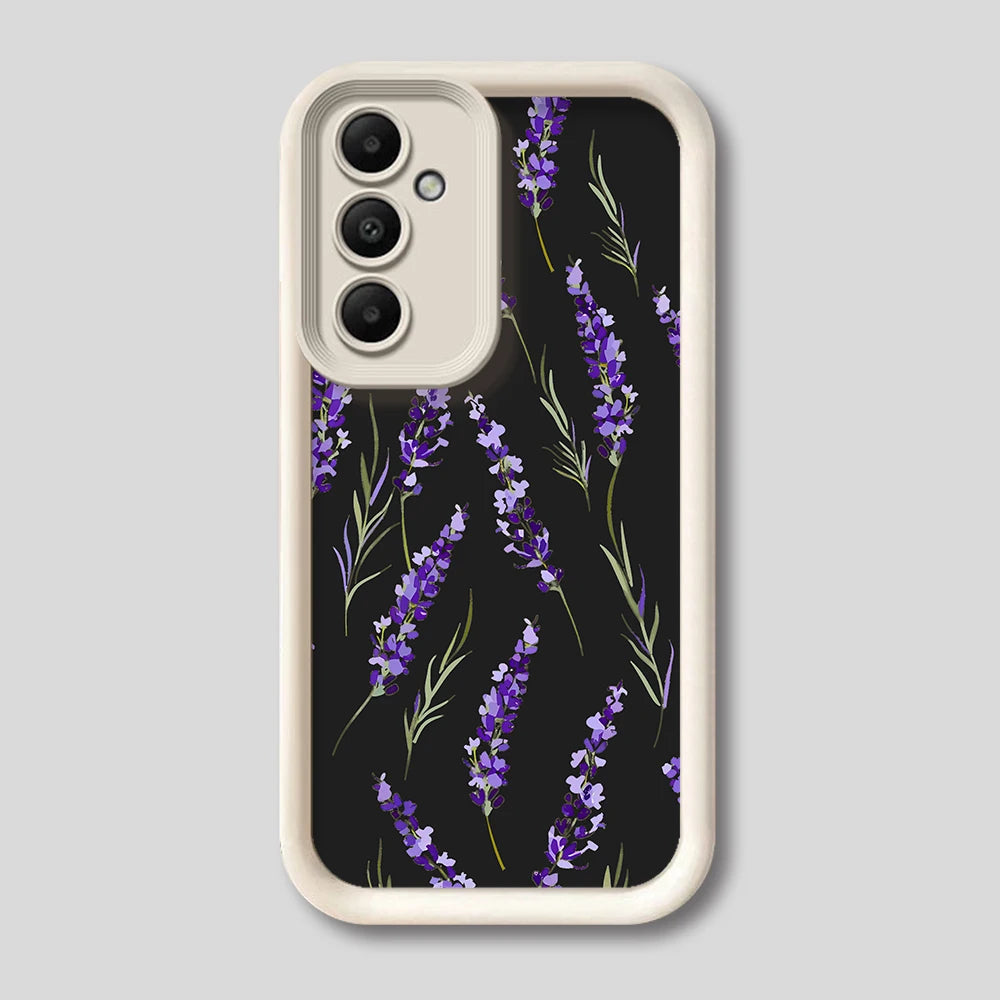 Little tulip Phone Case for Samsung Galaxy A25 A35 A15 A51 A55 A51 A71 A72 A73 A52 A52s A53 A54 4G 5G Soft Copa