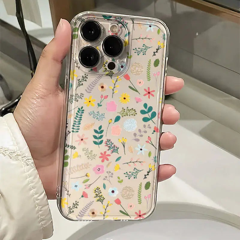 Elegant Flower Pattern Phone Case – Mobizzio
