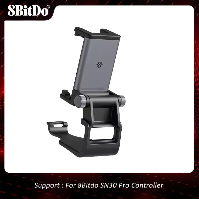 8BitDo Mobile Phone Holder Gaming Clip Stand for Xbox&Xbox Elite,Pro 2, SN30 Pro,Ultimate 2 Wireless Controllers Gamepad Handle