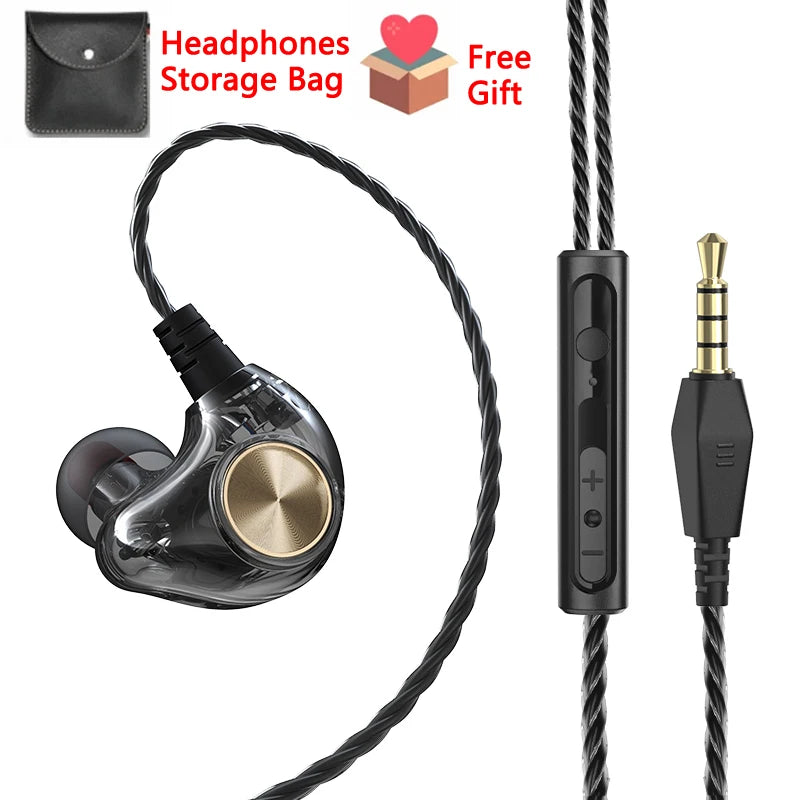 Extra Bass Headphones wired Earphone 3.5mm Earphones With Microphone Noodles Style наушники Sport Headset for Samsung