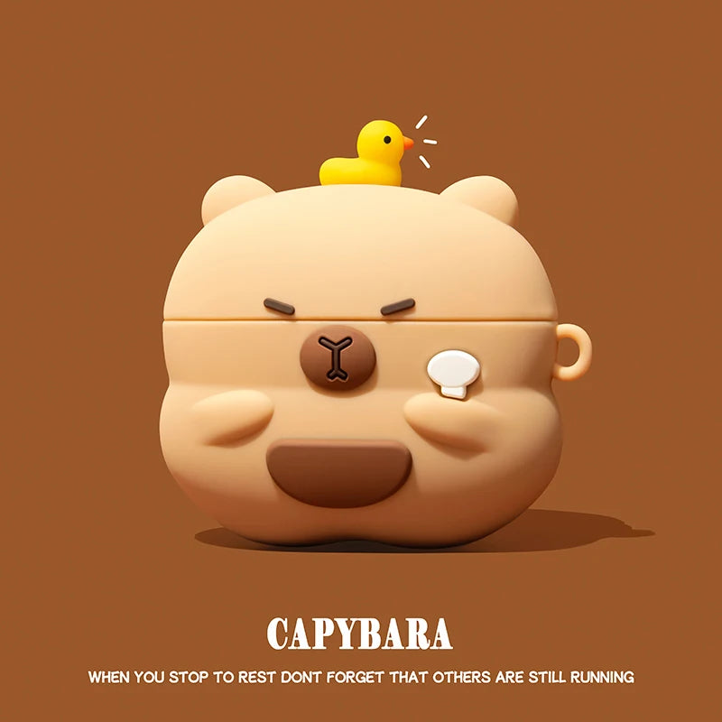 Cover for AirPods 4 2024 Cartoon Sugar Bubble Gum Earphone Case for Apple AirPods Pro 2 Charging Box Hedgehog Case for AirPods 3