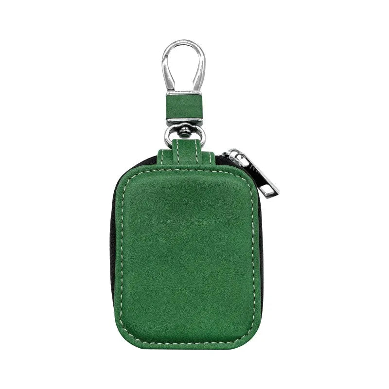 Universal Luxury Shockproof Zipper PU Leather Wireless Earphone Cover Case Fit for Airpods Earbuds Protection Sheath Classical