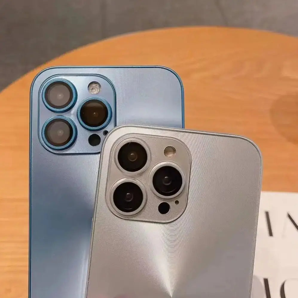 Luxury Laser Aurora CD Texture Matte Phone Case For iPhone 16 15 14 Plus 13 12 11 Pro Max Lens Protection Bumper Armor Cover