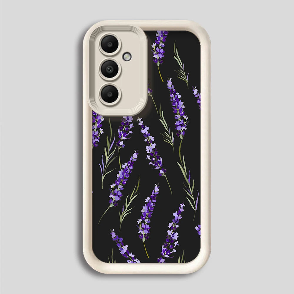 Little tulip Phone Case for Samsung Galaxy A25 A35 A15 A51 A55 A51 A71 A72 A73 A52 A52s A53 A54 4G 5G Soft Copa