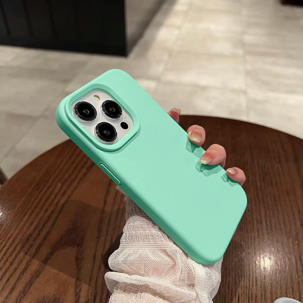 Luxury For Apple Original Silicone Phone Case For iPhone 15 13 12 11 14 Pro Max Mini X XS XR 8 Plus Shockproof Cover Accessories