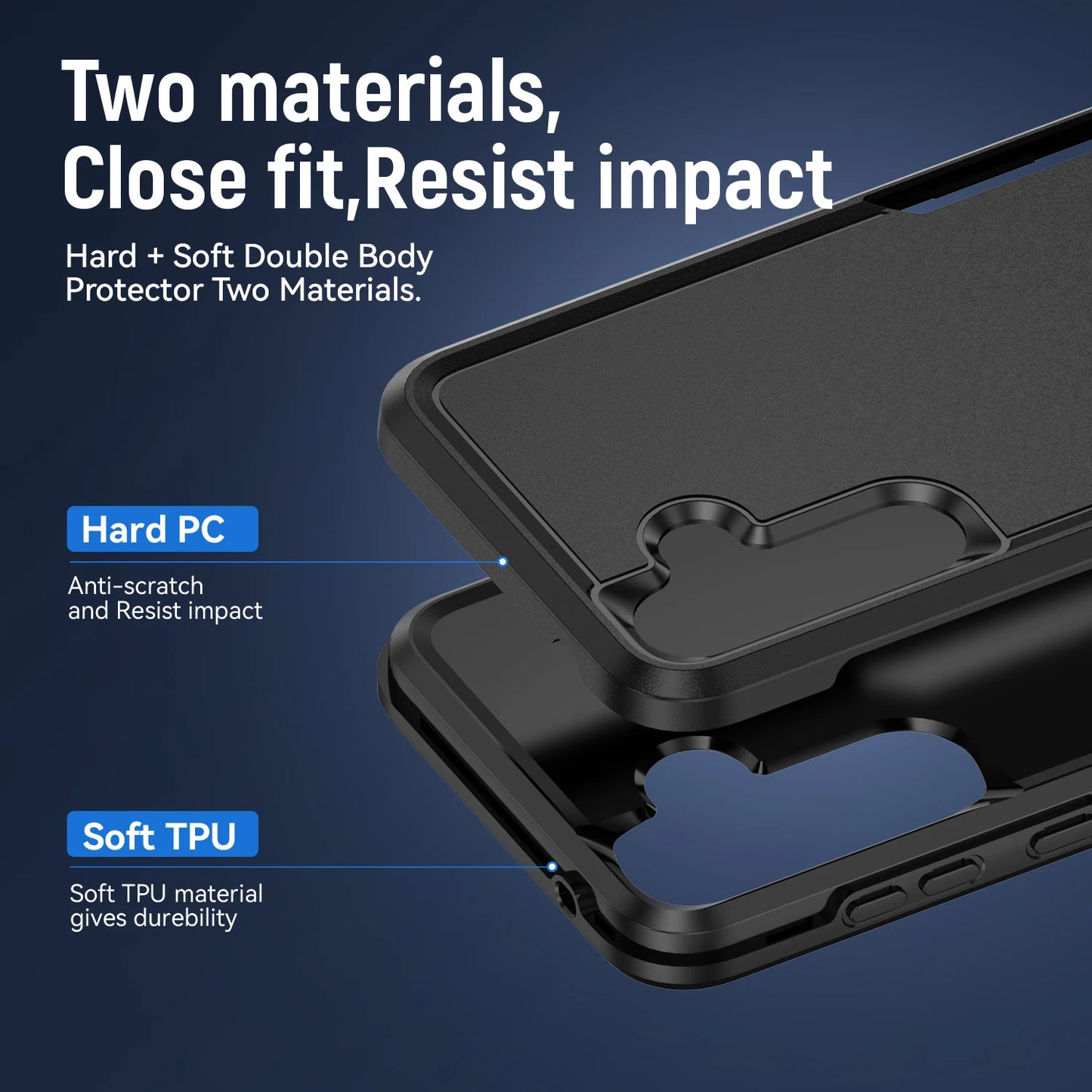 Military Grade Cases for Samsung Galaxy S25 FE S22 S23 Plus S21 S24 FE Ultra Edge A17 A54 A16 5G A56 A55 A35 A15 Armor Case