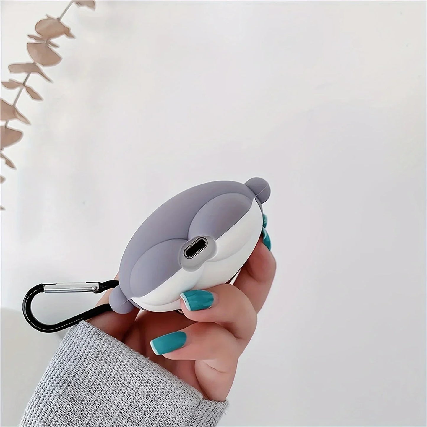 Cute Silicone Headset Cover For AirPods 4 1 or 2 3 Case Cartoon Shark Wireless Bluetooth Earphone Case Box For AirPods Pro 2