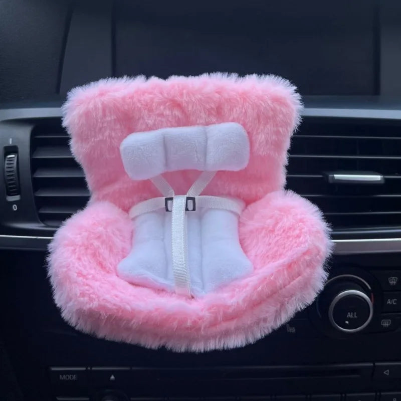 Car Doll Safety Seat for Labubu Cartoon Chair Model for Labubu Car Seat Outlet Decor for Labubu Doll Car Interior Styling