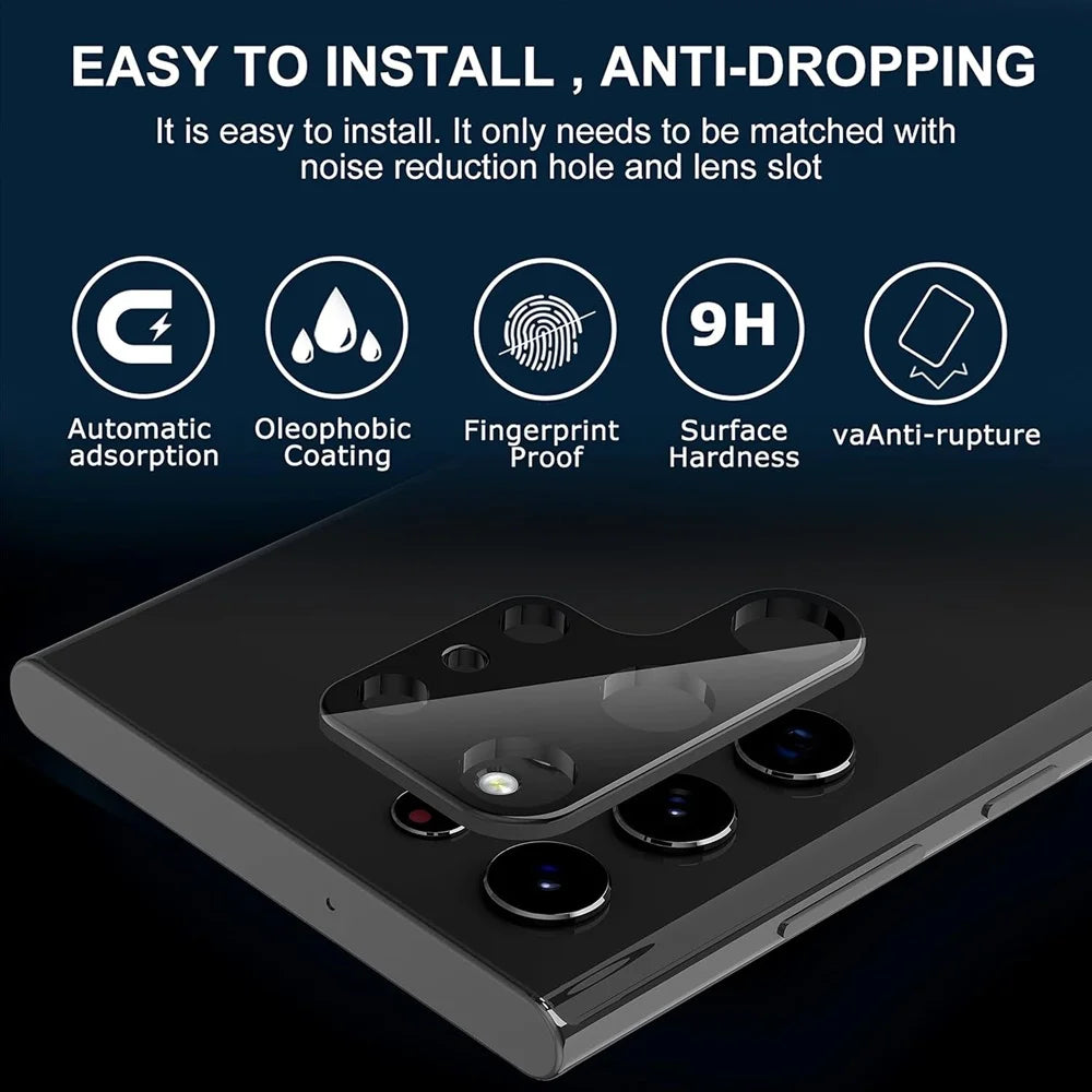 3PCS Camera Protector For Samsung Galaxy S25 S24 S23 Ultra S22 S21 Plus Camera Lens Film Samsung S25 S24 FE Cameras Glass
