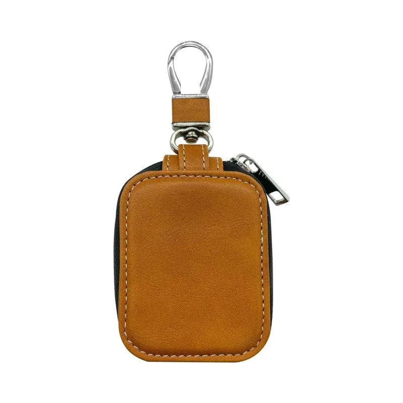 Universal Luxury Shockproof Zipper PU Leather Wireless Earphone Cover Case Fit for Airpods Earbuds Protection Sheath Classical