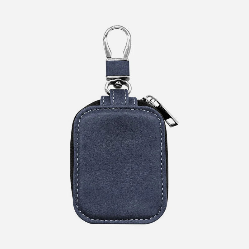 Universal Luxury Shockproof Zipper PU Leather Wireless Earphone Cover Case Fit for Airpods Earbuds Protection Sheath Classical