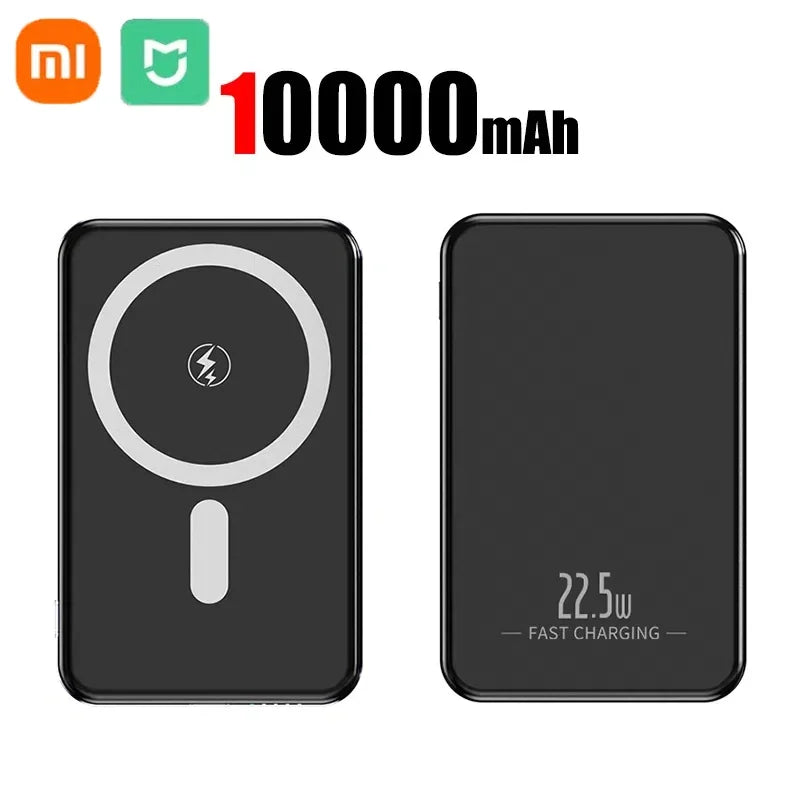 Xiaomi Ultra Slim Power Bank 50000mAh Mac Fast Charge Auxiliary Battery Magnetic Magnet Wireless Charging For IPhone Samsung