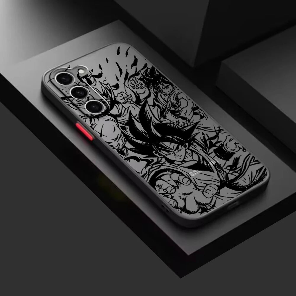 Luxury D-Dragons Balls Gokus Phone Case For Samsung Galaxy S25 S24 S23 S22 S21 S20 S10 FE Note20 Plus Ultra Lite 5G Back Cover