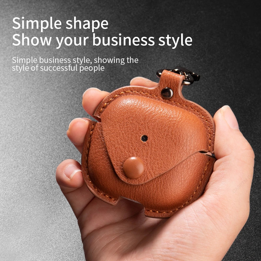 Retro Leather Case For AirPods 4 Pro 3 Business Earphone Cases For Apple AirPods 4 4th Generation Cover Headset Shell With Hook