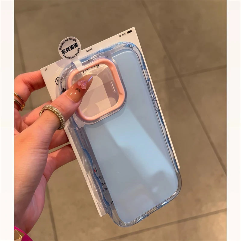 Luxury Jelly Candy Shockproof Case for iPhone 17 Air 16 15 14 Plus 13 12 11 Pro Max Soft Hit Color Bumper Armor Aesthetic Cover