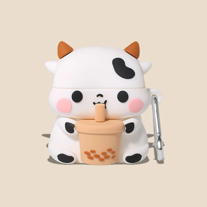 Cover for AirPods 4 2024 Cartoon Sugar Bubble Gum Earphone Case for Apple AirPods Pro 2 Charging Box Hedgehog Case for AirPods 3