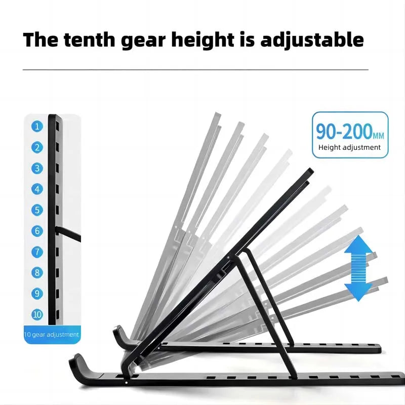 Portable Laptop Stand Adjustable Foldable Tablet Holder Notebook Cooling Bracket Computer Support Macbook Air Holder Accessories