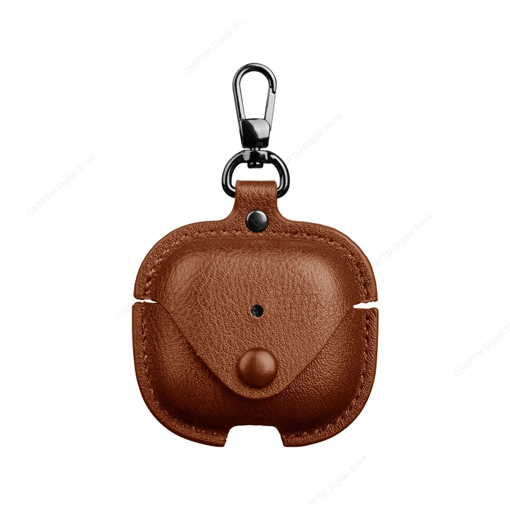 Retro Leather Case For AirPods 4 Pro 3 Business Earphone Cases For Apple AirPods 4 4th Generation Cover Headset Shell With Hook