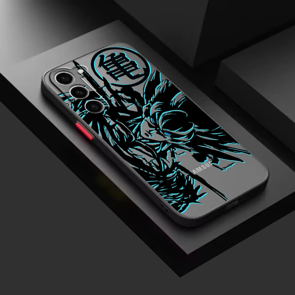 Luxury D-Dragons Balls Gokus Phone Case For Samsung Galaxy S25 S24 S23 S22 S21 S20 S10 FE Note20 Plus Ultra Lite 5G Back Cover