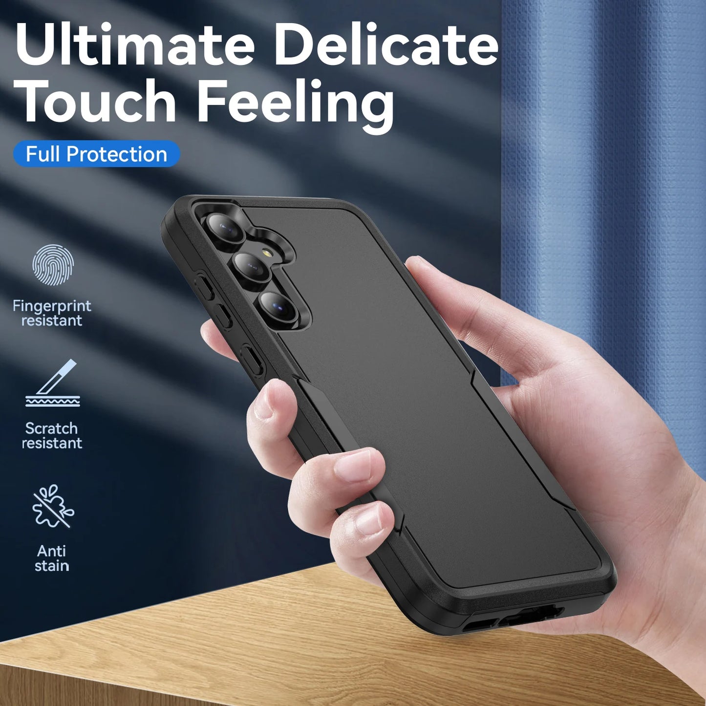 Military Grade Cases for Samsung Galaxy S25 FE S22 S23 Plus S21 S24 FE Ultra Edge A17 A54 A16 5G A56 A55 A35 A15 Armor Case