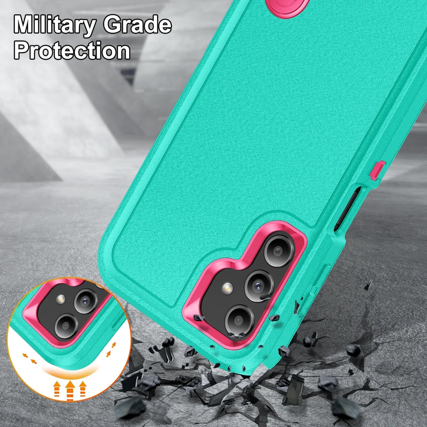 Anti-Shock Strong Cover Cases for Samsung Galaxy A17 A54 5G A56 A36 A16 A15 A14 A53 A13 S23 FE S24 S25 Ultra edge S22 Plus Bag