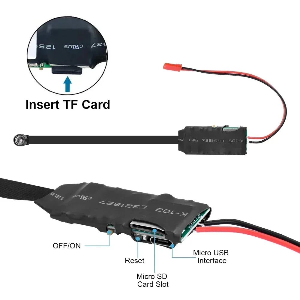 DIY WIFI IP Mini Camera Module Motion DV 1080P P2P Camera Video Recorder Home Security Mini Camcorder Remote Control Hidden TF