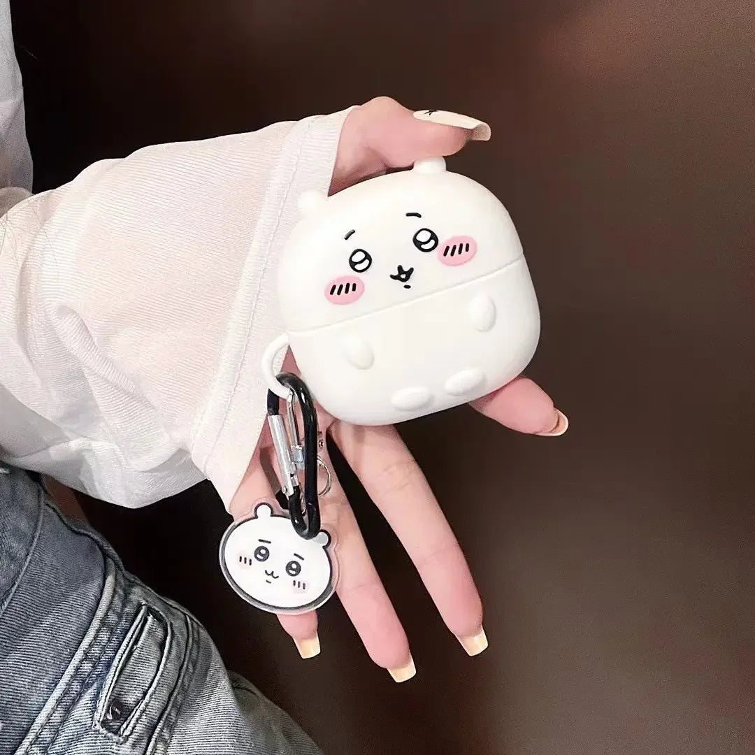 For Airpods 4 3 2 1 Pro 2 Case Kawaii Chiikawa Protective Shell Hachiware Usagi Cute Apple Wireless Bluetooth Earphone Girl Gift