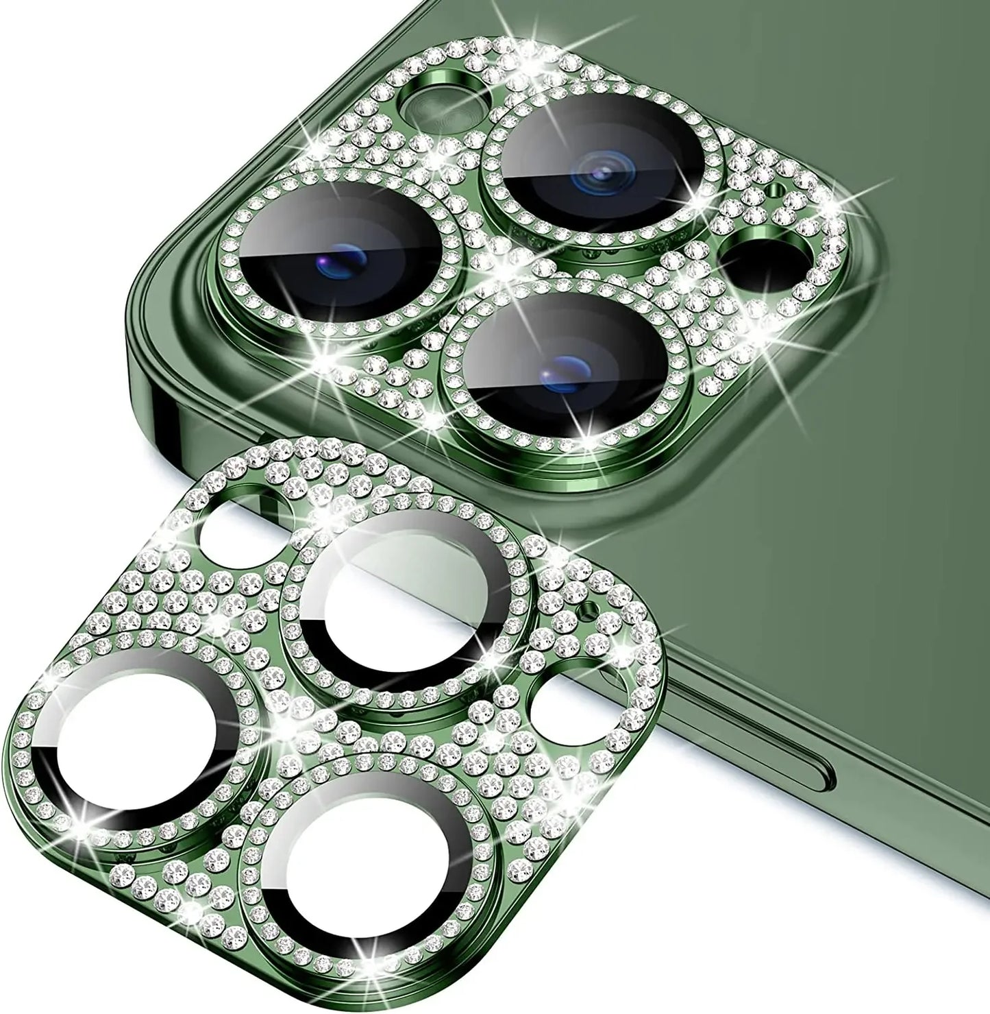 Diamond Camera Lens Protector For IPhone 16 13 12 11 Pro Max Mini Metal Lens Protection For IPhone 15 14 Pro Max 16 Plus Glasses