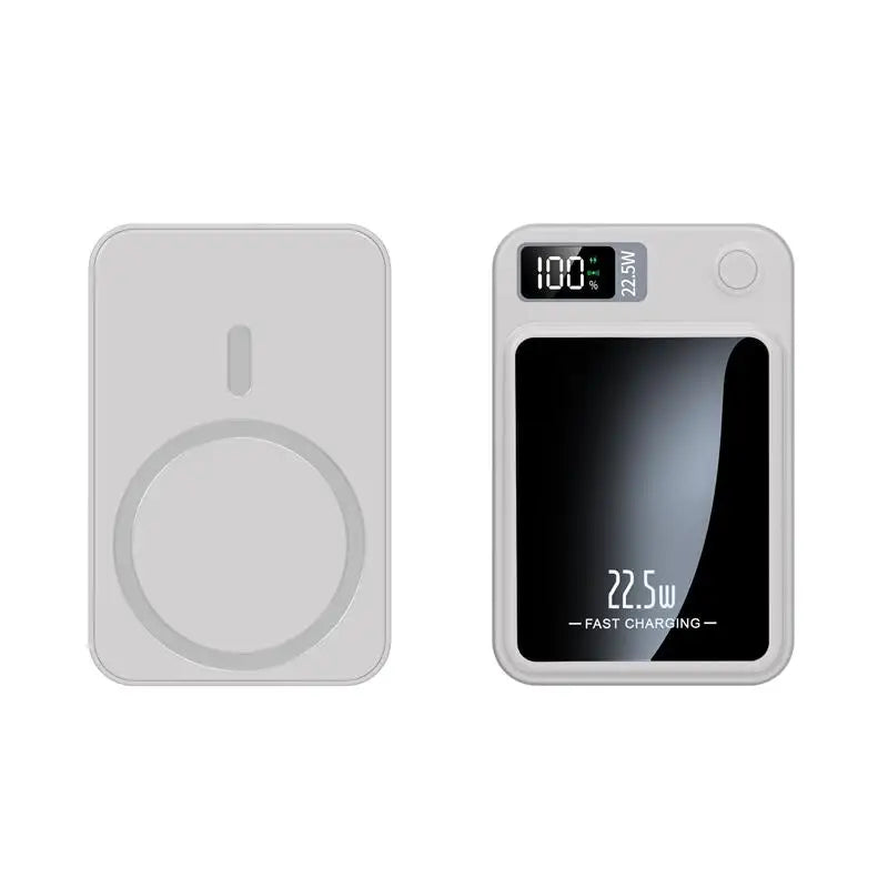 30000mAh Magnetic Power Bank 22.5W Fast Charging Portable External Battery Ultra Thin Safe Wireless  For iPhone Huawei Samsung