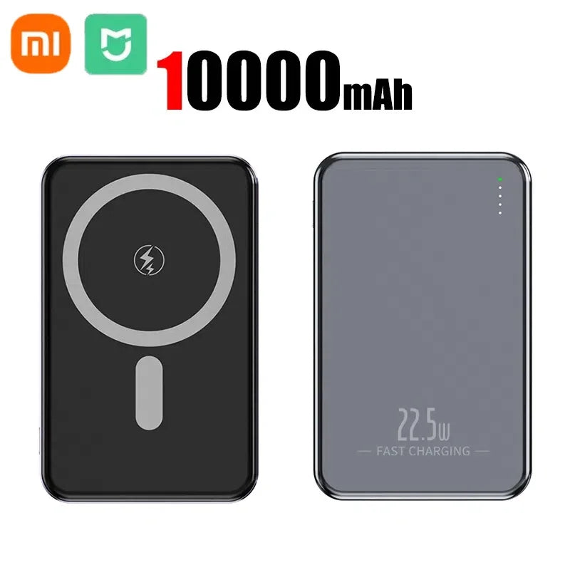Xiaomi Ultra Slim Power Bank 50000mAh Mac Fast Charge Auxiliary Battery Magnetic Magnet Wireless Charging For IPhone Samsung