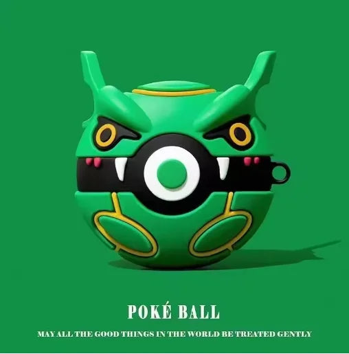 For Airpods Pro 2 Case,Pokemon Ball Shockproof Protective Earphone Silicone Cover For iphone 4 Case For Kids Boys Girls Funda