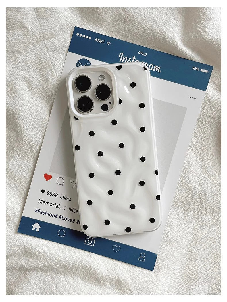 Polka Texture Fashion iPhone Case – Mobizzio