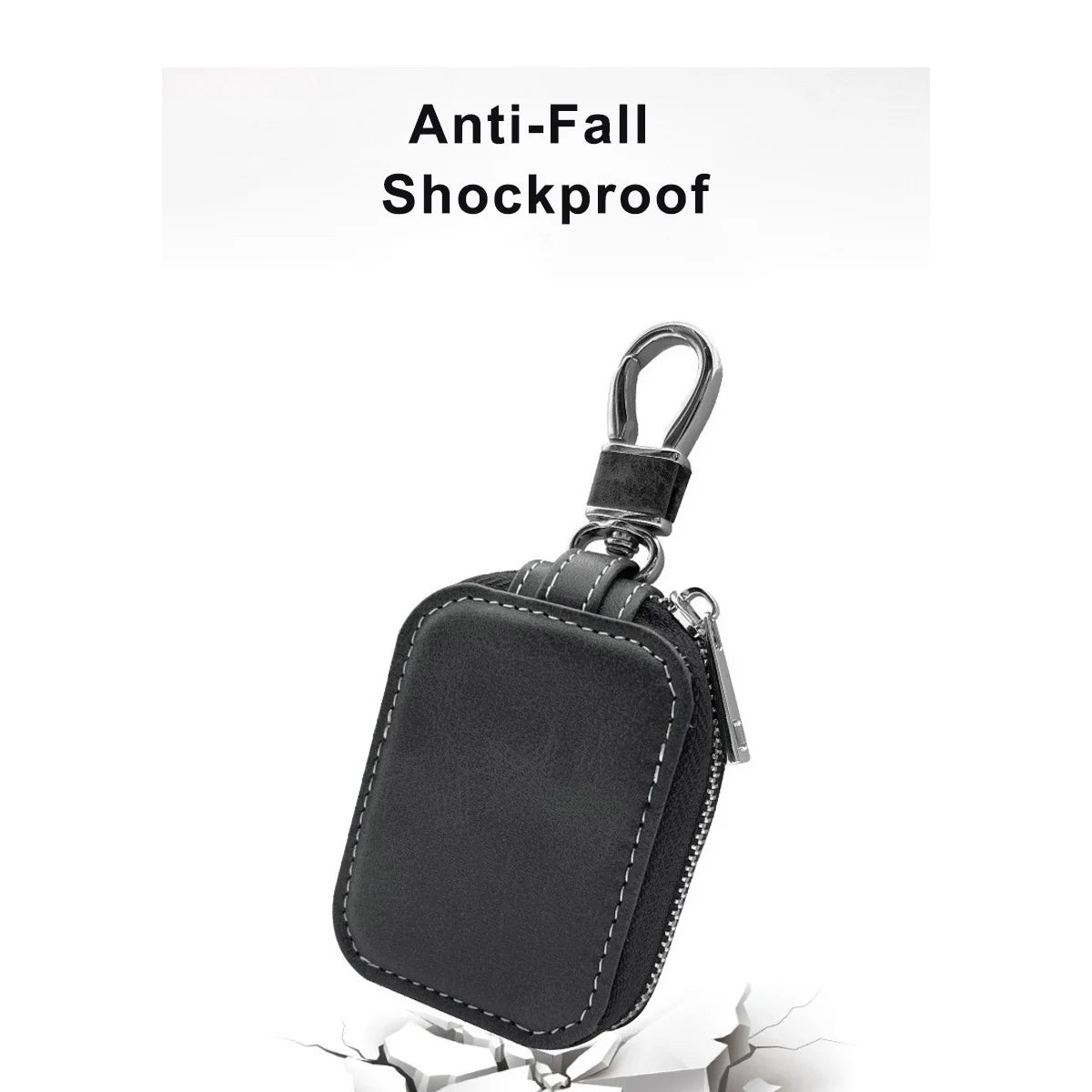 Universal Luxury Shockproof Zipper PU Leather Wireless Earphone Cover Case Fit for Airpods Earbuds Protection Sheath Classical