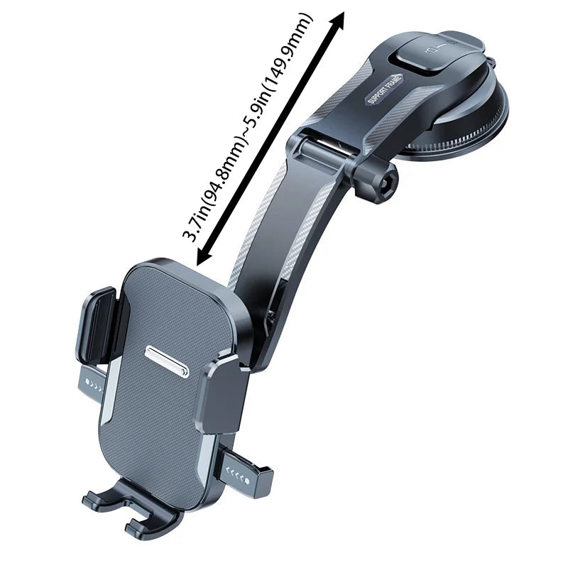 Car Phone Holder – Nano Flexible Silicone, 360° Rotation, Doesn't Block Screen, Compatible with iPhone Series for iPhone 17