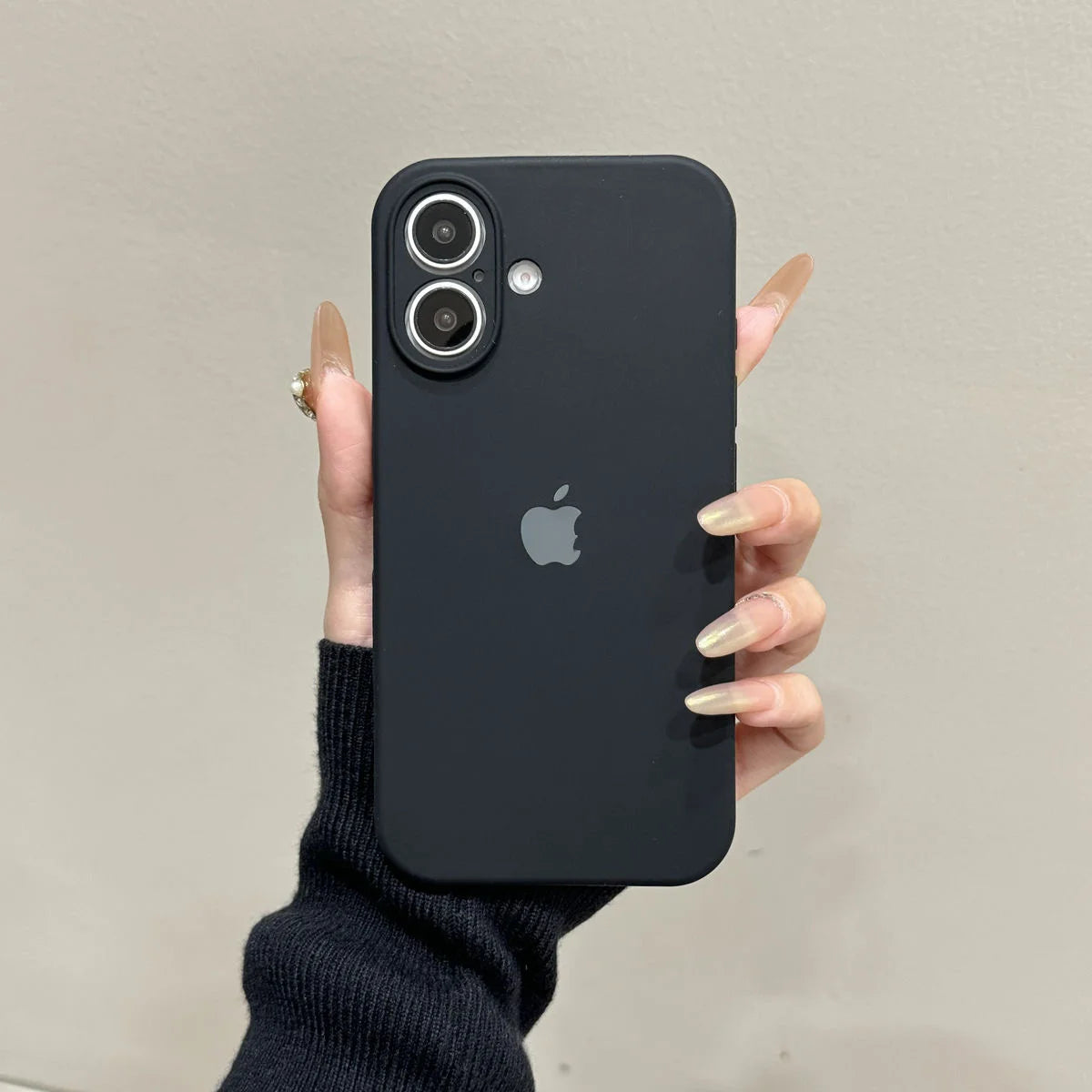 Original Liquid Silicone Phone Case For iPhone 16 15 13 12 14 Pro Max Apple Cases For iPhone 13 12 14 15 16 Plus Full Logo Cover