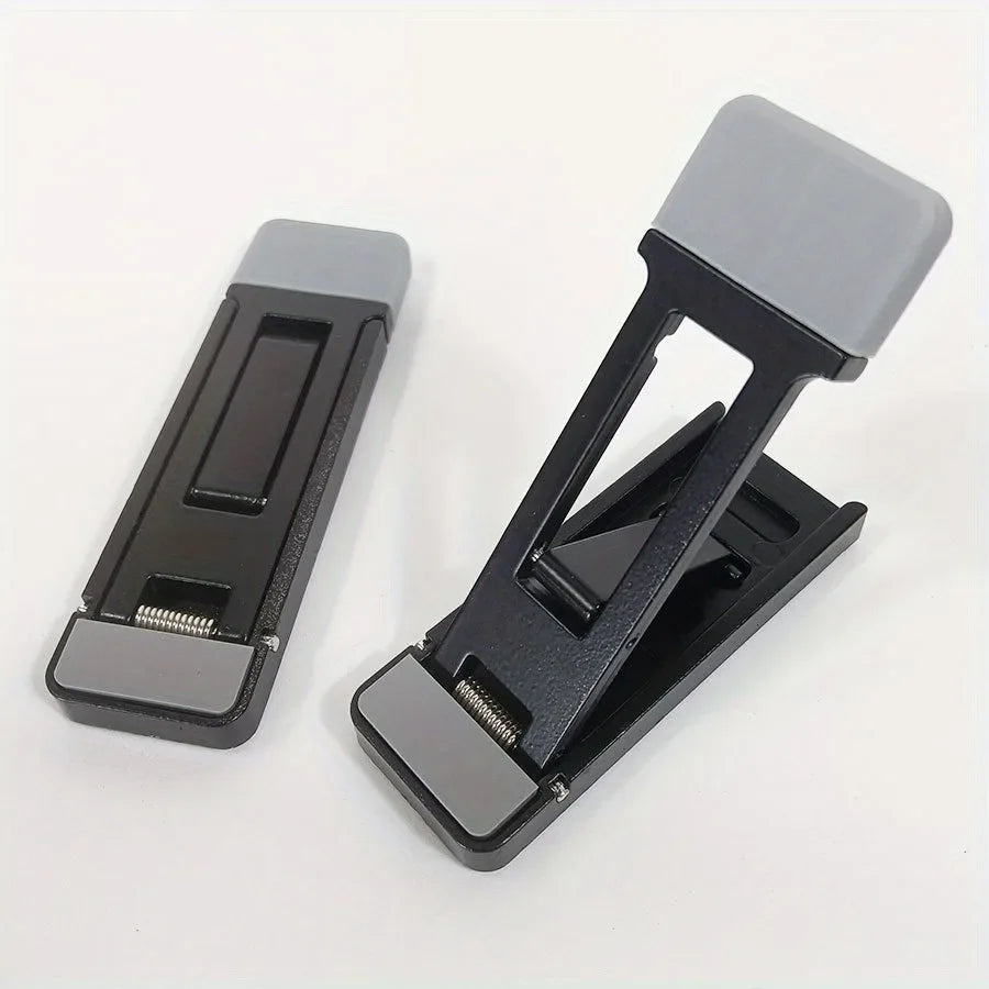 Upgrade {3-speed adjustable} Laptop Stand&Phone Stand Aluminum Foldable Portable Cell Phone Mini Stand Compatible with MacBook