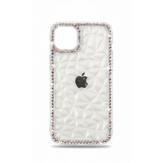 Diamond Glitter Transparent Shockproof iPhone Case – Mobizzio