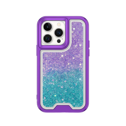 Gradient Glitter Transparent iPhone Case – Mobizzio
