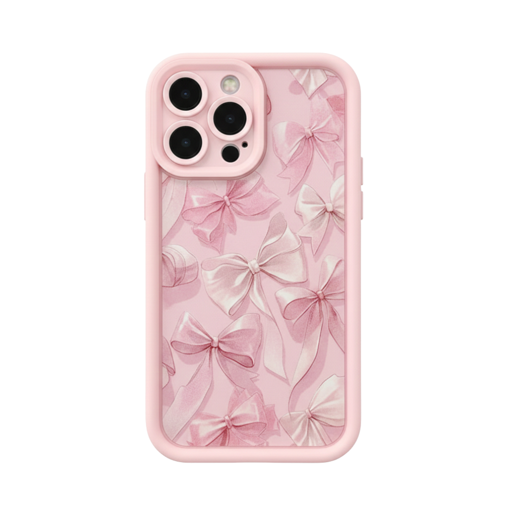 Bow Pattern Designer iPhone Case by Mobizzio