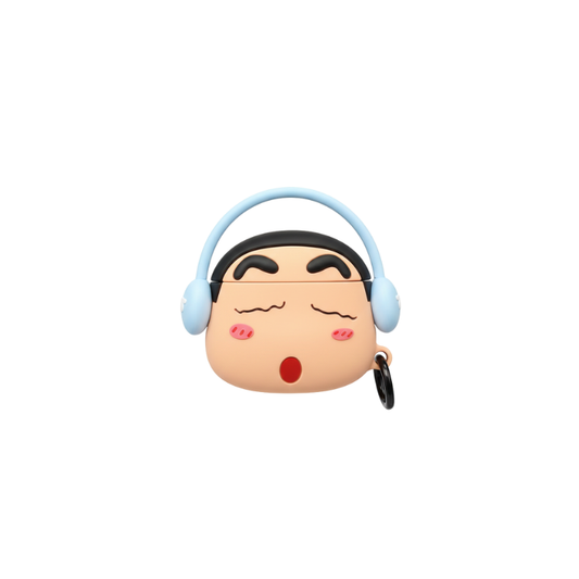 Cartoon Blushing Face Silicone AirPods Case – Mobizzio