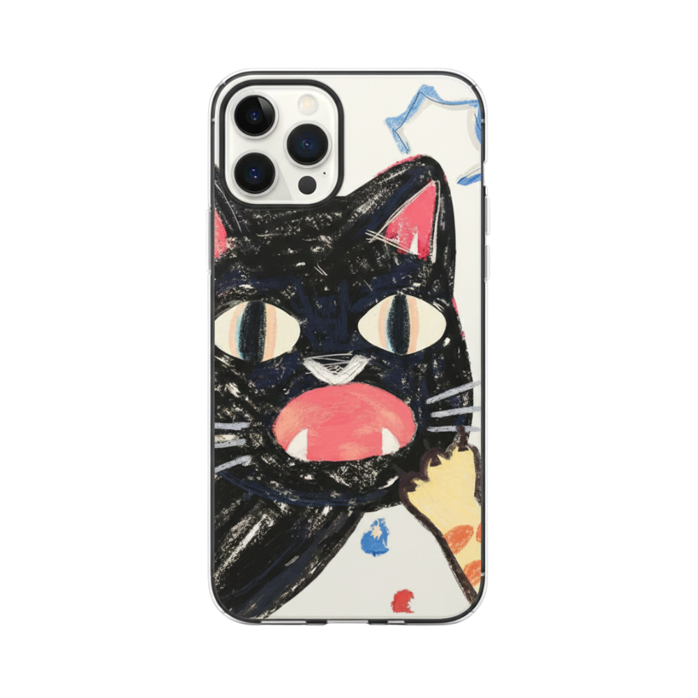 Art Sketch Cat iPhone Case – Mobizzio