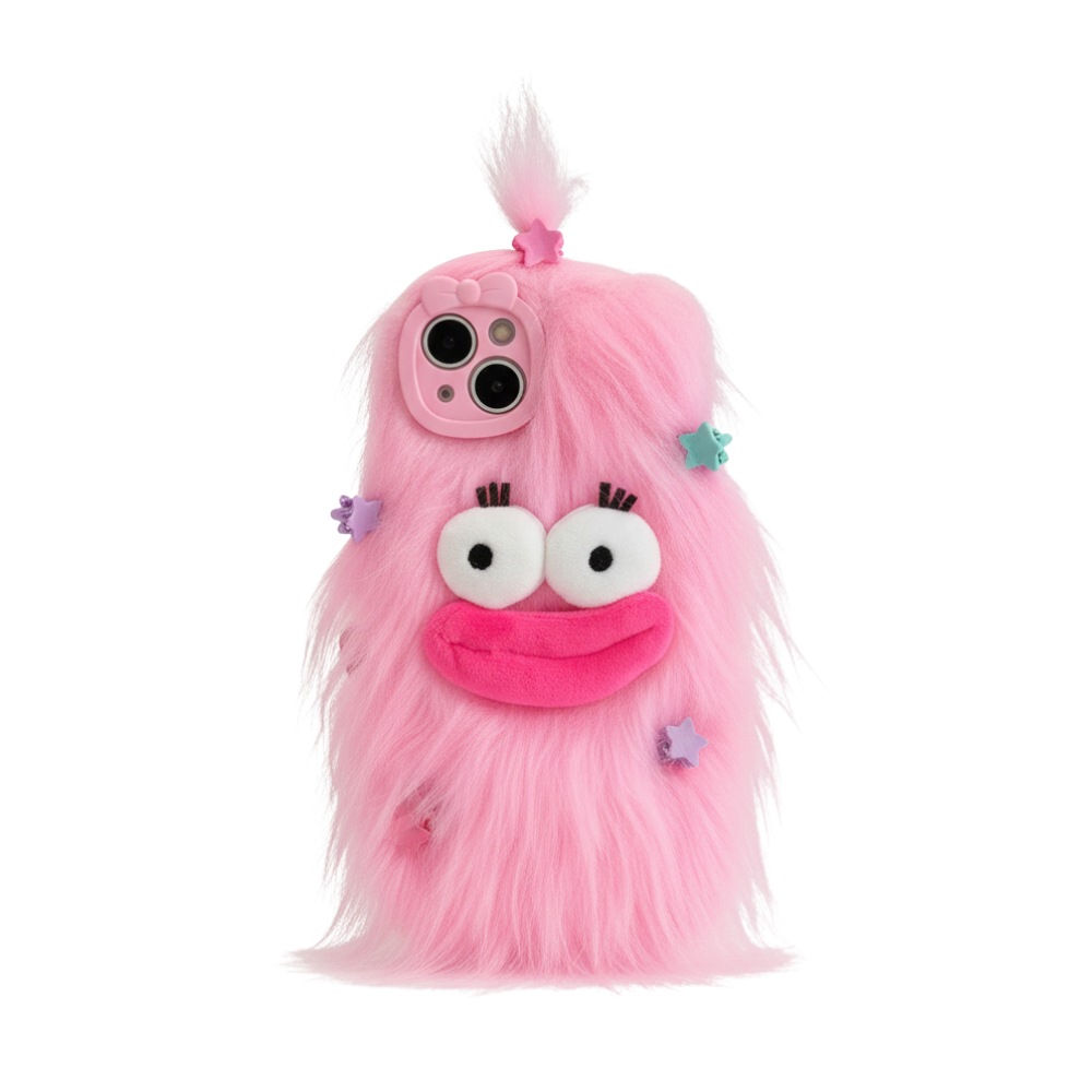 Cute Plush Monster Style iPhone Case – Mobizzio