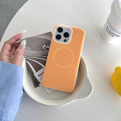 Luxury Jelly Liquid Silicone Magnetic For Magsafe Case For iPhone 17 Air 16 E 15 14 13 12 11 Pro Max Plus Shockproof Matte Cover