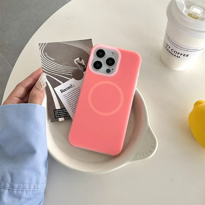 Luxury Jelly Liquid Silicone Magnetic For Magsafe Case For iPhone 17 Air 16 E 15 14 13 12 11 Pro Max Plus Shockproof Matte Cover