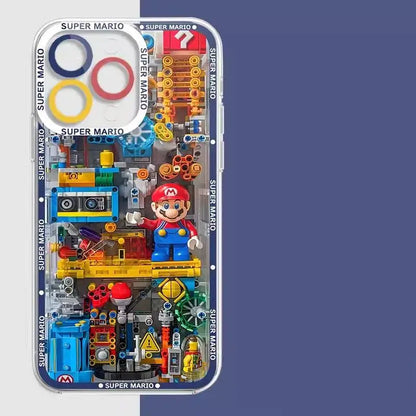 Japan Super Mario Art Phone Case For IPhone 15 Pro Max 14 11 12 13 Mini XR XS 7 8 6 6S Plus SE Hot Games Soft Clear Back Cover