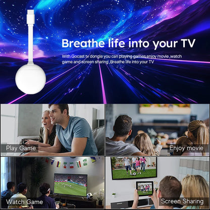 U11 TV Stick Android 14 TV Box H313 Wifi BT5 smart TV 2.4G 5G 4K HD smart TV BOX Voice Remote Set TOP Box
