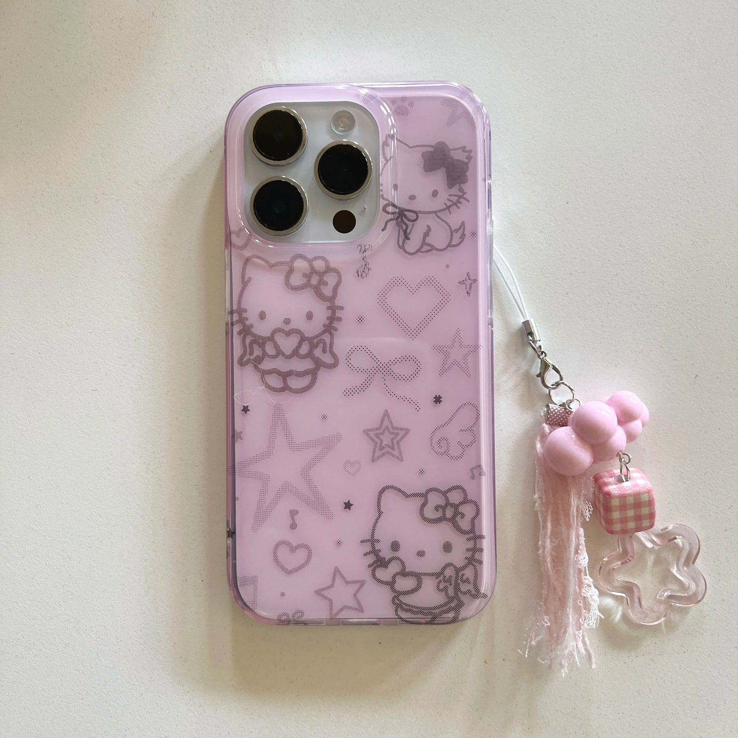 Cat phone case hello kitty With luxury imitation diamonds and glitter for iPhone 16 15 14 13Pro Max bumper Protective Shockproof